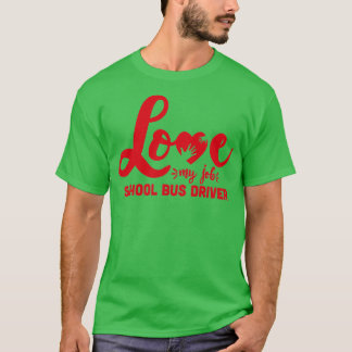 Camiseta Conductor de autobús escolar de vuelta a la escuel
