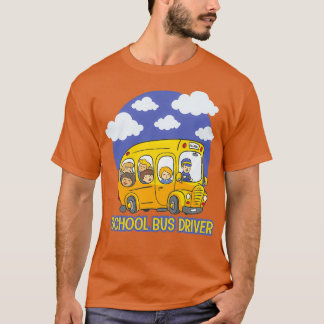 Camiseta Conductor De Autobús Escolar De Vuelta A La Escuel