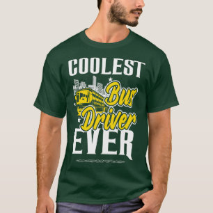 Camiseta Conductor de autobús escolar, el conductor de auto