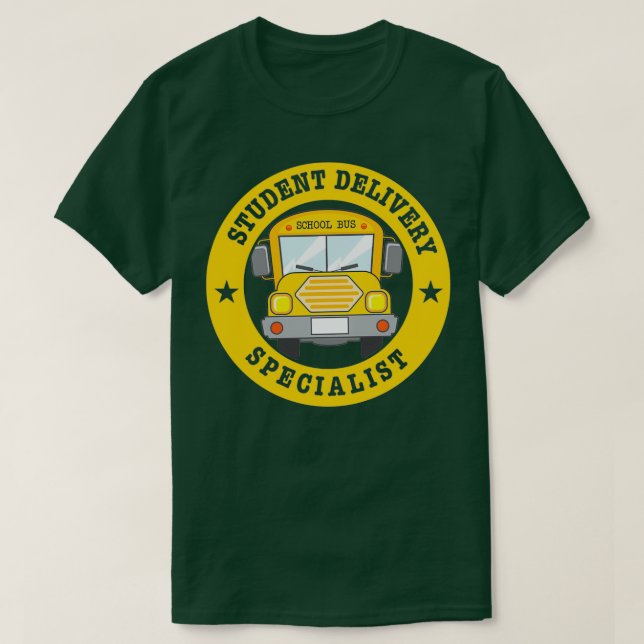 Camiseta Conductor de autobús escolar especializado en paro (Diseño del anverso)