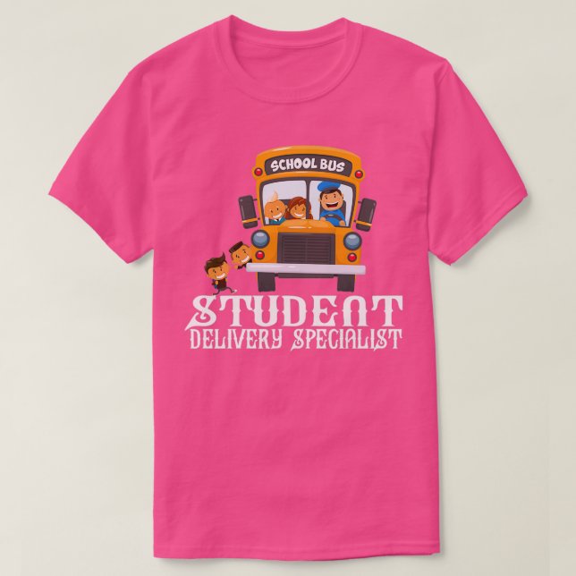 Camiseta Conductor de autobús escolar especializado en paro (Diseño del anverso)