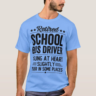 Camiseta Conductor de autobús escolar retirado 4
