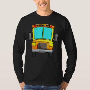 Camiseta Conductor de autobús escolar Transporte Amarillo T