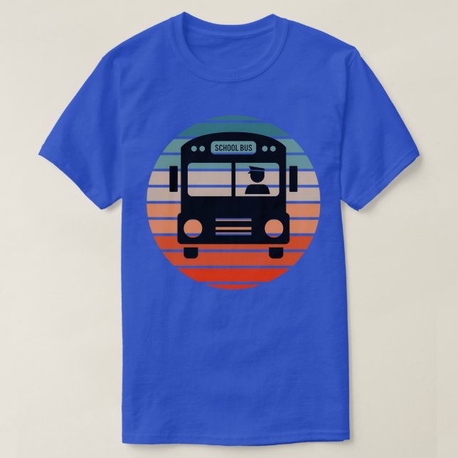 Camiseta Conductor De Autobús Escolar Y Operador De Autobús (Diseño del anverso)