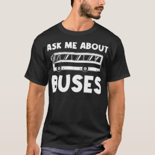 Camiseta Conductor De Autobús Guay Para Hombres Autobús Esc