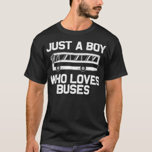 Camiseta Conductor De Autobús Guay Para Niños Conductor De 