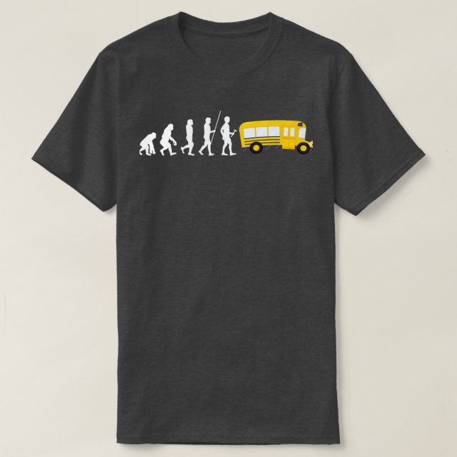 Camiseta Conductor de autobús Omnibus School Bus Transporte (Diseño del anverso)