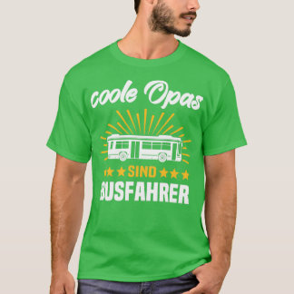 Camiseta Conductor de autobús papá Autobús Conducción Autob