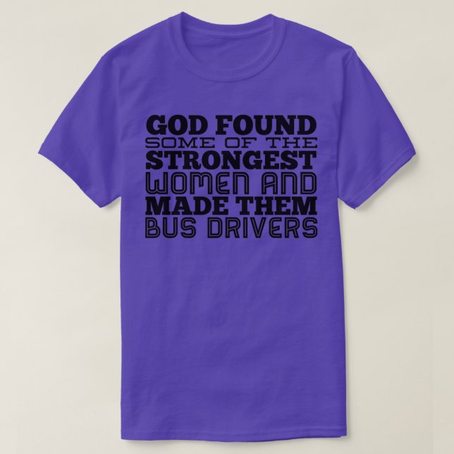 CAMISETA CONDUCTOR DE AUTOBÚS PARA MUJERES (Diseño del anverso)