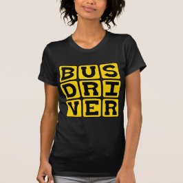 Camiseta Conductor de autobús, profesión de transporte
