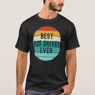 Camiseta Conductor de Autobús Retro Vintage Conductor de Au