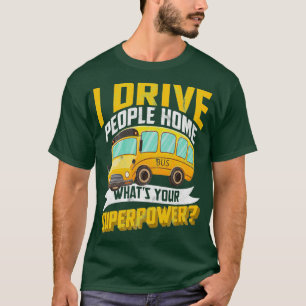 Camiseta Conductor de autobús Transporte Omnibus Escuela Au