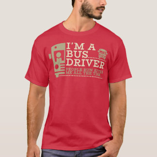 Camiseta Conductor De Autobuses Ix27m A La Gente Corre Desp