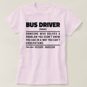 Camiseta Conductor de bus de definición moderna Lover Guay 