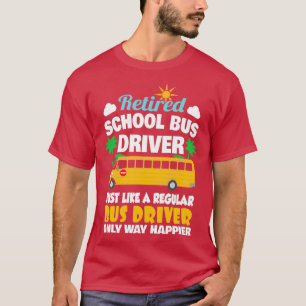 Camiseta Conductor de bus de escuela retirado Classic TShir