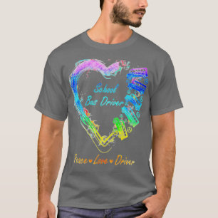 Camiseta Conductor de bus de la Escuela de Amor por la Paz 