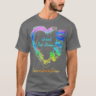 Camiseta Conductor de bus de la Escuela de Amor por la Paz 
