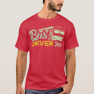 Camiseta Conductor de bus diciendo 14