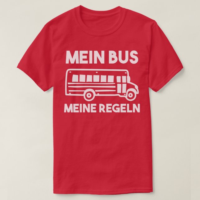 Camiseta Conductor de bus diciendo 19 (Diseño del anverso)
