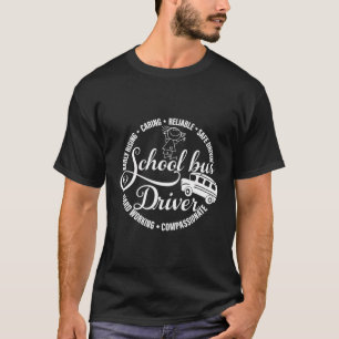 Camiseta Conductor de bus escolar de difícil trabajo