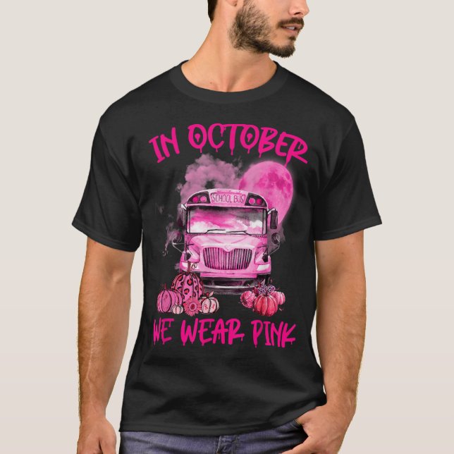 Camiseta Conductor de bus escolar Peny Consciente del Cánce (Anverso)