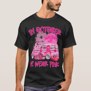 Camiseta Conductor de bus escolar V2DJ Leopard Breast Cance