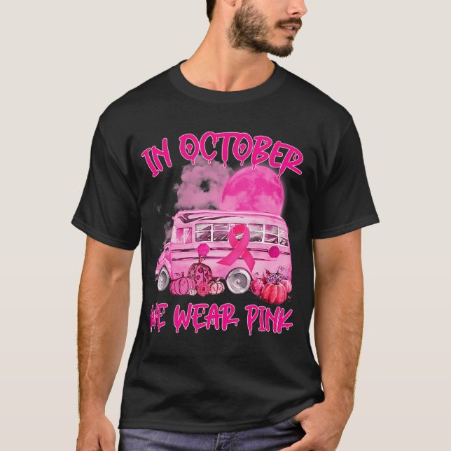 Camiseta Conductor de bus escolar V2DJ Leopard Breast Cance (Anverso)