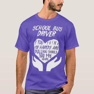 Camiseta Conductor de bus escolar ver mi viaje al campo del