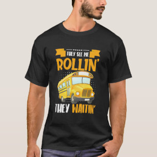 Camiseta Conductor de bus me ve Rollin