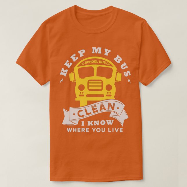 Camiseta Conductor de bus Regalos para un gracioso conducto (Diseño del anverso)