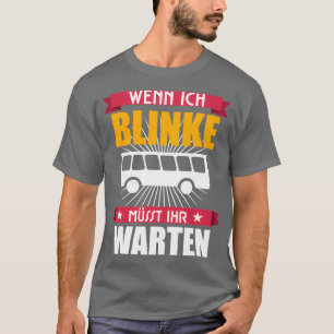 Camiseta conductor de bus vintage retro dice