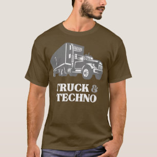Camiseta Conductor de camión camionero ama el camión y el t