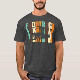 Camiseta Conductor de camión de comida rápida Retro Burger 