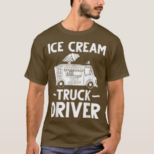 Camiseta Conductor de Camión de Helados Hombre de la Furgon