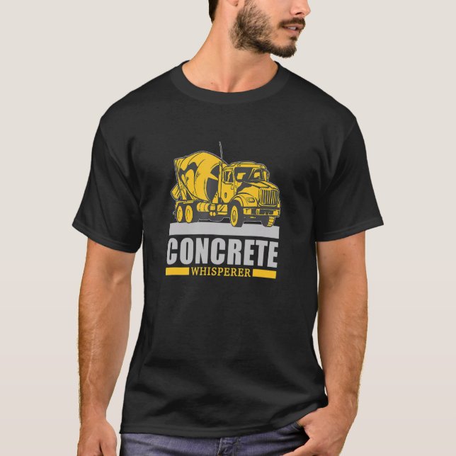 Camiseta Conductor de Camión de Hormigón de Hormigón (Anverso)