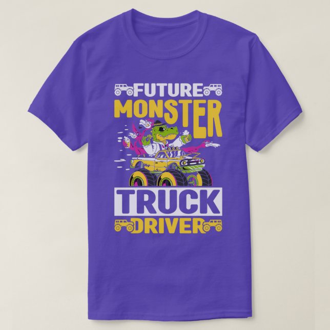 Camiseta Conductor de camión de Monstruo Futuro 2 (Diseño del anverso)