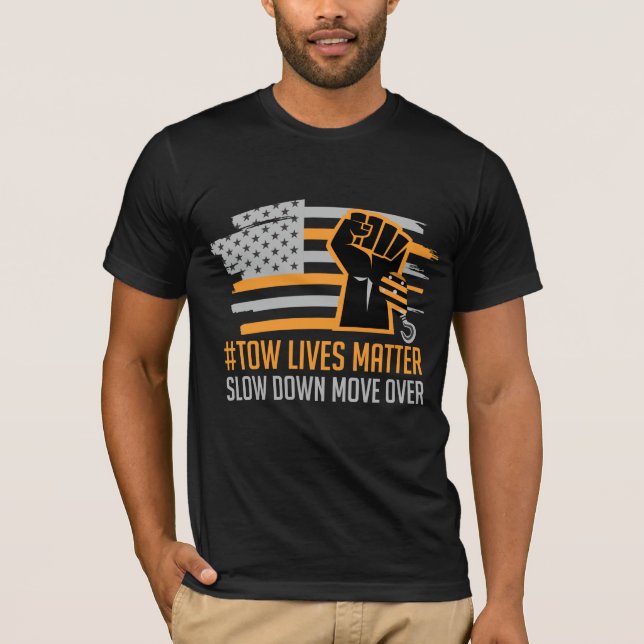 Camiseta Conductor de camión de remolque estadounidense (Anverso)