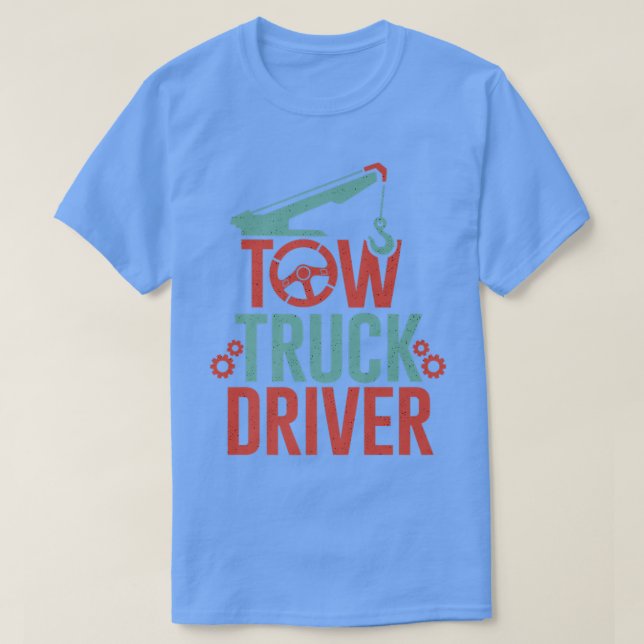 Camiseta Conductor de camión de remolque Operadores de cami (Diseño del anverso)