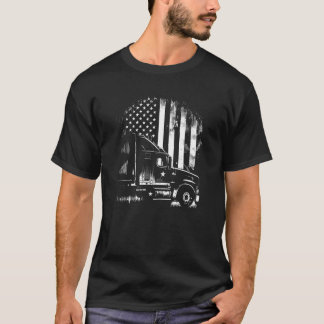 Camiseta conductor de camión diésel de grandes camiones ame