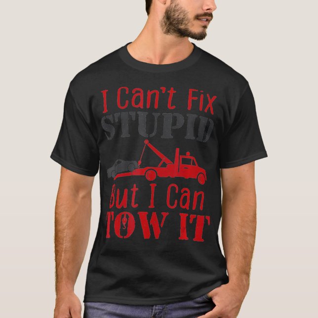 Camiseta Conductor de camión Funny Towing Repo Agent Gifts  (Anverso)