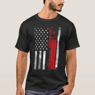 Camiseta Conductor de camión semirremolque con bandera esta