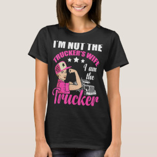 Camiseta Conductor de Camión Semirremolque Mujer Transporti