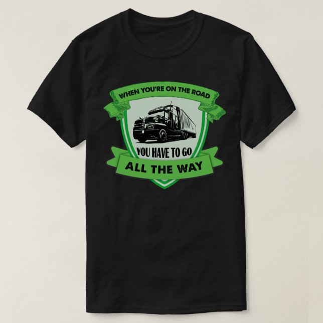 Camiseta Conductor de camiones (Diseño del anverso)