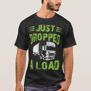 Camiseta Conductor de camiones Cargo Road Gas Highway anima