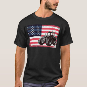 Camiseta Conductor de camiones de cultivo Tractores Estados