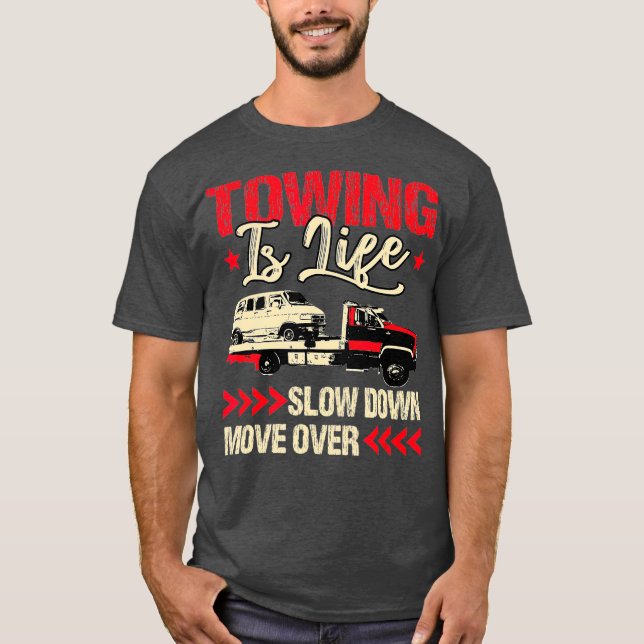 Camiseta Conductor De Camiones De Vapor Regalos De Remolque (Anverso)