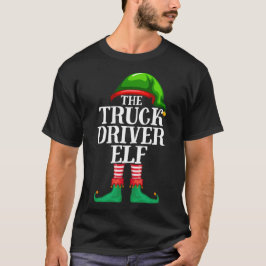 Camiseta Conductor de camiones Elf Navidades familiares coi