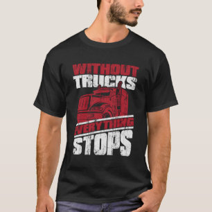 Camiseta Conductor de camiones Gran Camión