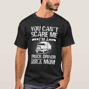 Camiseta Conductor de camiones Mamá Americana Semi Truck 18