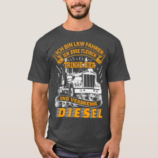 Camiseta Conductor de camiones Regalos Conductor Profesiona